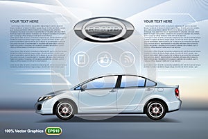 Car template ads