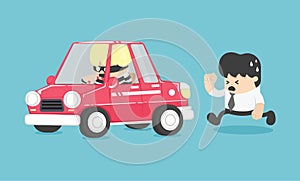 Car theft illustration