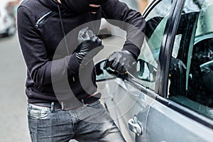 Car thief, car theft photo