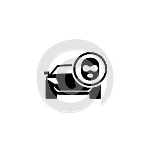 Car Thief Flat Vector Icon