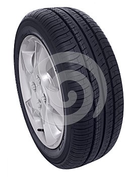 Car Tire Tyre Isolated photo