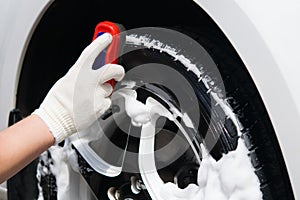 Car tire protective treatment for prolongation of service life photo