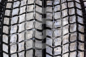 Car tire protector close-up. Abstract background with space to copy