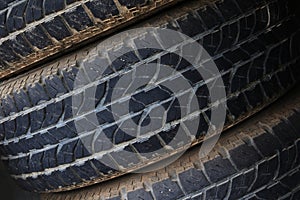 Car tires background image showing usage details