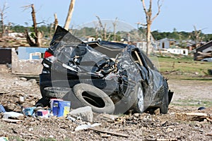 Car After Tornado