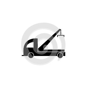 Car tow service icon