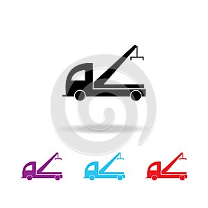 car tow service icon. Elements of car repair multi colored icons. Premium quality graphic design icon. Simple icon for websites, w