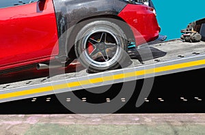 Car towing service tow truck roadside assistance photo