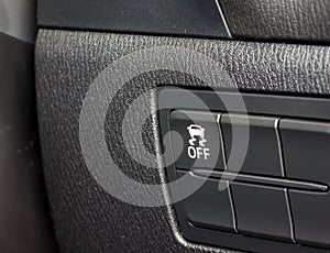 Car traction control button