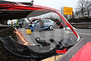 Car traffic accident III photo