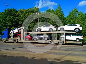 Car transport truck