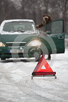 Car trouble on the road