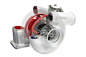 Car turbo charger isolated