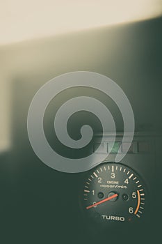 Car turbo gauge