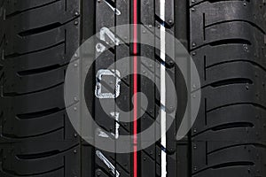 Car tyre vertical