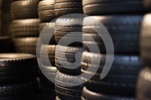 Car tyres photo