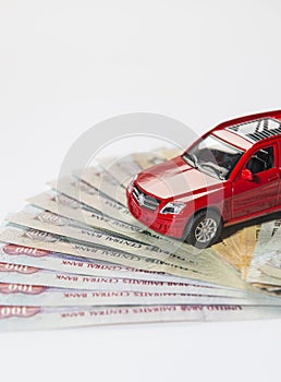 Car and UAE Dirham