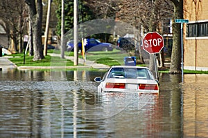 Car Under Water