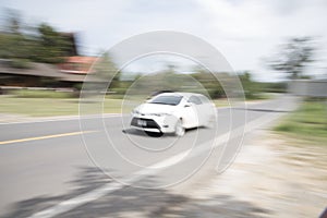 The car uses a blur speed