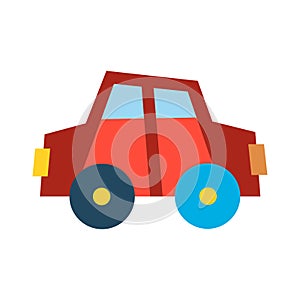 Car vechicle flat transport vector.