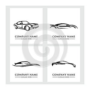 Car vector logo design template