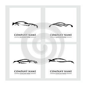 Car vector logo design template