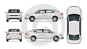 Car vector template