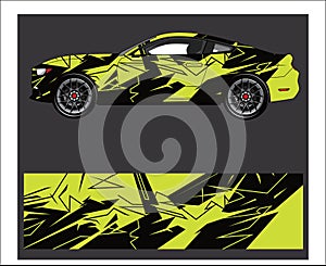 Car And Vehicle abstract racing graphic kit background for wrap and vinyl sticke