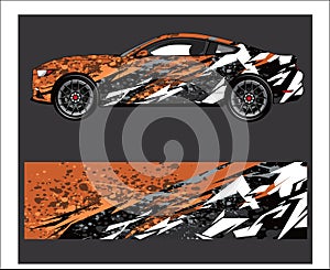 Car And Vehicle abstract racing graphic kit background for wrap and vinyl sticker