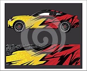 Car And Vehicle abstract racing graphic kit background for wrap and vinyl sticker