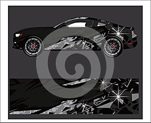 Car And Vehicle abstract racing graphic kit background for wrap and vinyl sticker