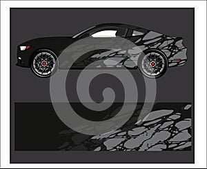 Car And Vehicle abstract racing graphic kit background for wrap and vinyl sticker