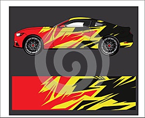 Car And Vehicle abstract racing graphic kit background for wrap and vinyl sticker