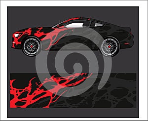 Car And Vehicle abstract racing graphic kit background for wrap and vinyl sticker