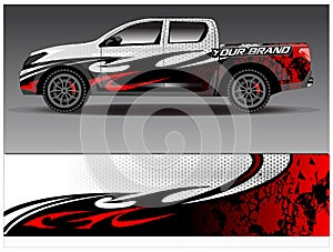 Car And Vehicle abstract racing graphic kit background for wrap and vinyl sticker