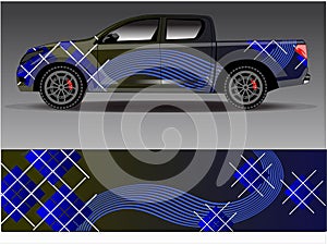 Car And Vehicle abstract racing graphic kit background for wrap and vinyl sticker