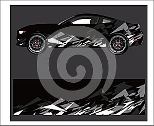 Car And Vehicle abstract racing graphic kit background for wrap and vinyl sticker photo