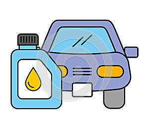 Car vehicle gallon oil automotive service