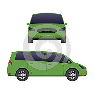 Car vehicle mini van transport type design travel race model sign technology style and generic automobile contemporary