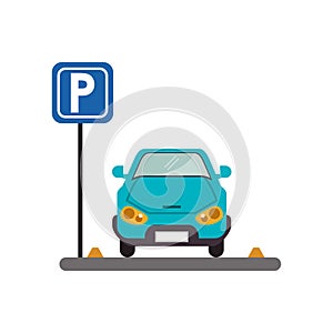 Car vehicle and parking zone design