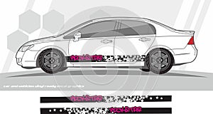 Car and vehicles decal Graphics Kit designs. ready to print and cut for vinyl stickers.