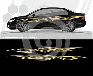 Car and vehicles decal Graphics Kit designs. ready to print and cut for vinyl stickers.