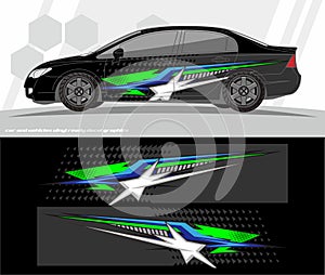 Car and vehicles wrap decal Graphics Kit designs. ready to print and cut for vinyl stickers.