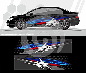 Car and vehicles wrap decal Graphics Kit designs. ready to print and cut for vinyl stickers.