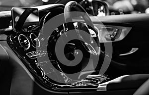 Car ventilation system and air conditioning and details controls of modern car