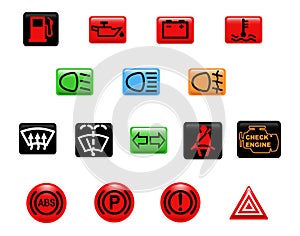 Car warning lights