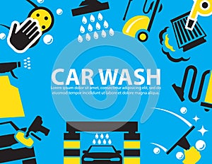 Car wash Background photo
