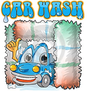 Car wash cartoon