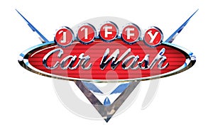 Car Wash Chrome Logo