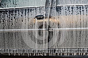 Car wash close-up